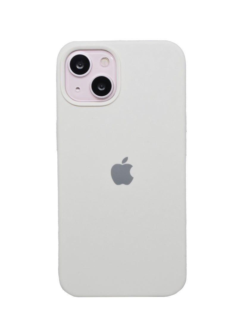 جراب سيليكون سائل لهاتف آيفون 15، غطاء مقاوم للخدش، ملمس ناعم حريري، مقاوم للصدمات، جراب حماية لهاتف آيفون 15 مقاس 6.1 بوصة - Image 1