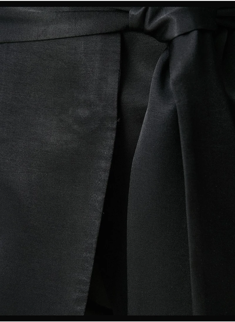 KOTON Waistbanded Kimono Looking Jacket