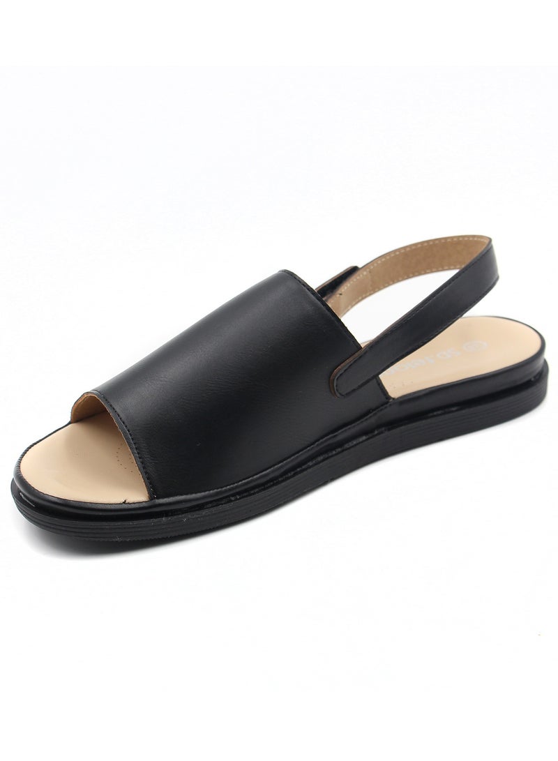 Mon Ami Women’s Open-Toe Flat Sandals – Comfortable Everyday Summer Sandals with Ankle Strap and Cushioned Insole for Travel, Casual Outfits, and Daily Walking - Image 5