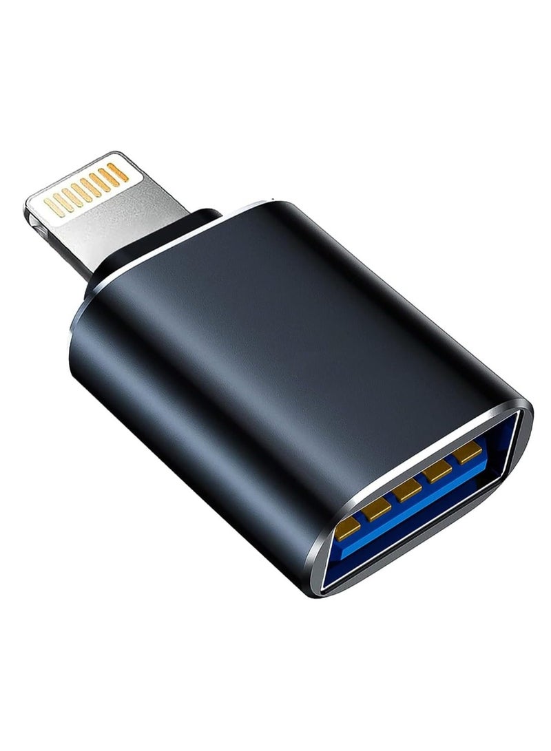 Lightning Male to USB3.0 Female Adapter OTG Cable Portable USB Camera Adapter OTG Data Sync Cable for with iPhon iPd USB Flash Drive Card Reader Camera Mouse MIDI Keyboard - Image 1
