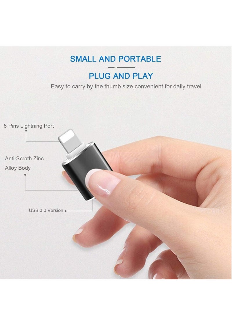Lightning Male to USB3.0 Female Adapter OTG Cable Portable USB Camera Adapter OTG Data Sync Cable for with iPhon iPd USB Flash Drive Card Reader Camera Mouse MIDI Keyboard - Image 2