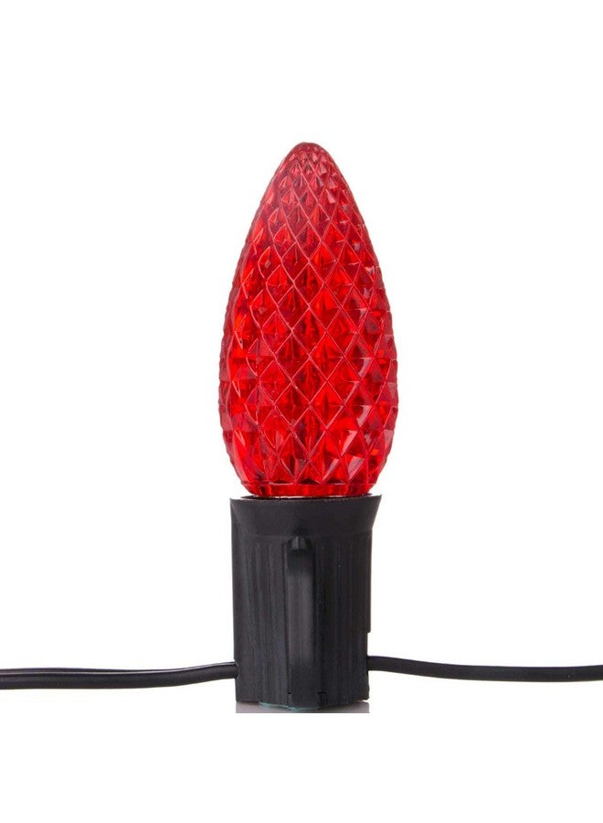 Brightown 50 Pack C9 LED Replacement Christmas Light Bulb, C9 Shatterproof LED Bulb for Christmas String Light, E17 Intermediate Base, Commercial Grade Dimmable Bulbs, Red - Image 3