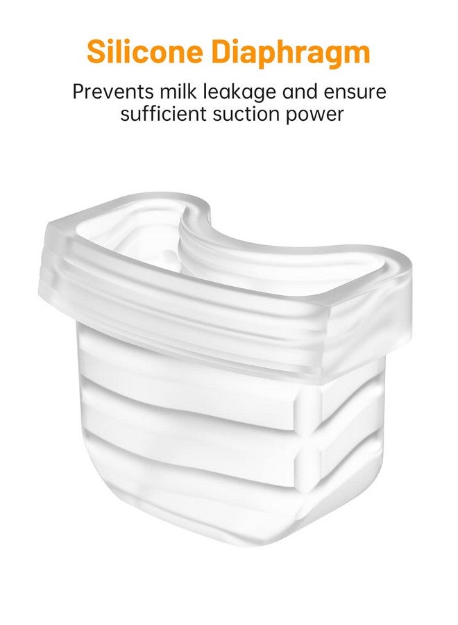 Mumgaroo Hands Free Breast Pump Accessories, Silicone Diaphragm * 1 and Duckbill Valve * 2 for Mumgaroo Wearable Breast Pump, Also Compatible with MomMed S18/S21, MISSAA S18/S21 - Image 4