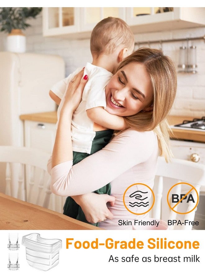Mumgaroo Hands Free Breast Pump Accessories, Silicone Diaphragm * 1 and Duckbill Valve * 2 for Mumgaroo Wearable Breast Pump, Also Compatible with MomMed S18/S21, MISSAA S18/S21 - Image 1