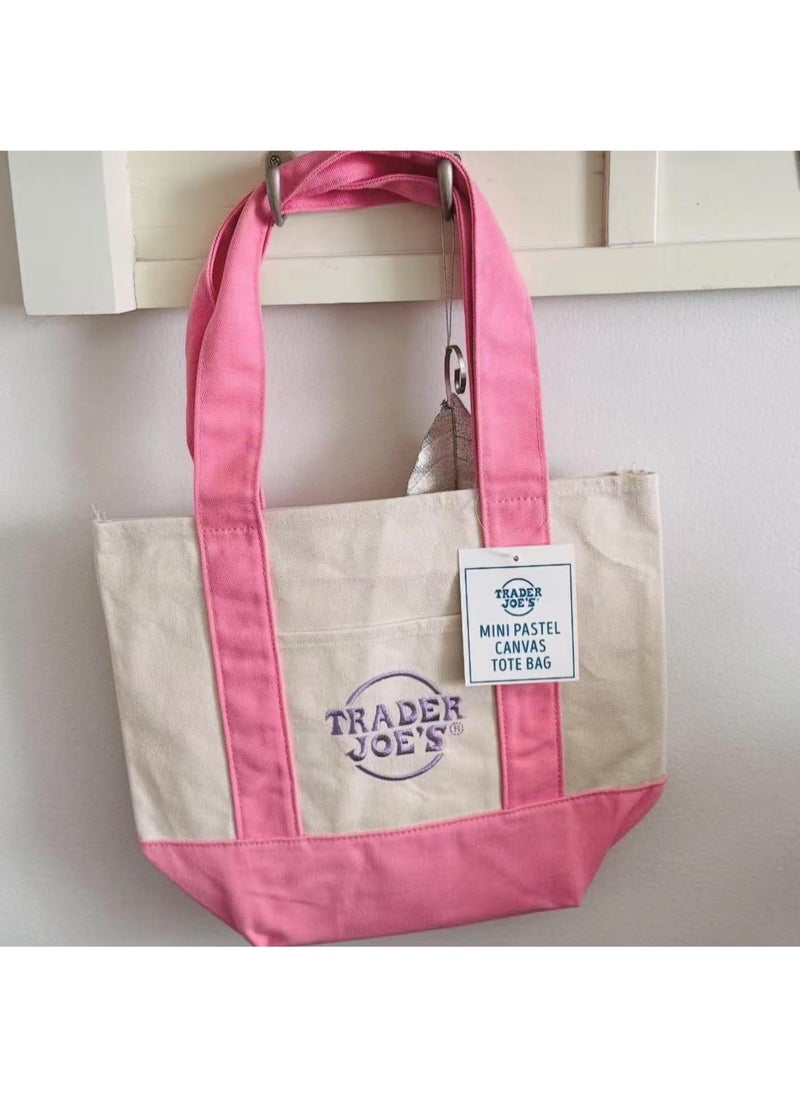 Trader Joe's Trader Joe's Mini Tote Bag Pastel 2025  - Image 1