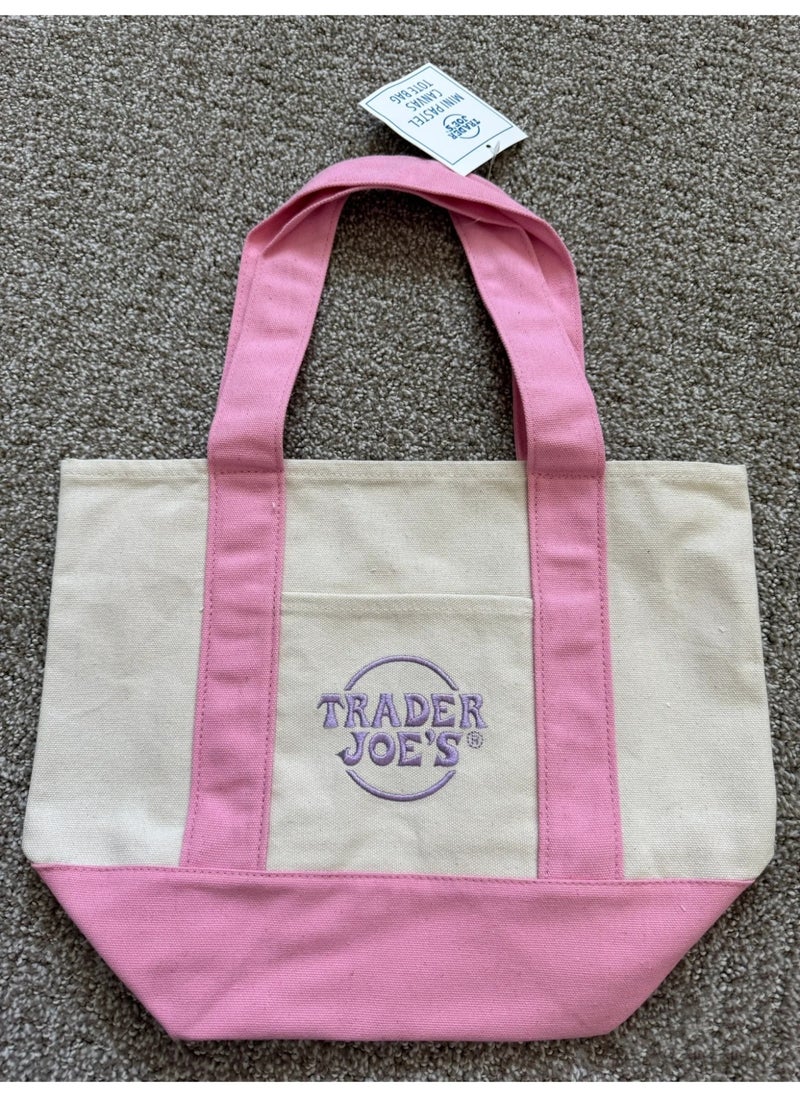 Trader Joe's Trader Joe's Mini Tote Bag Pastel 2025  - Image 4