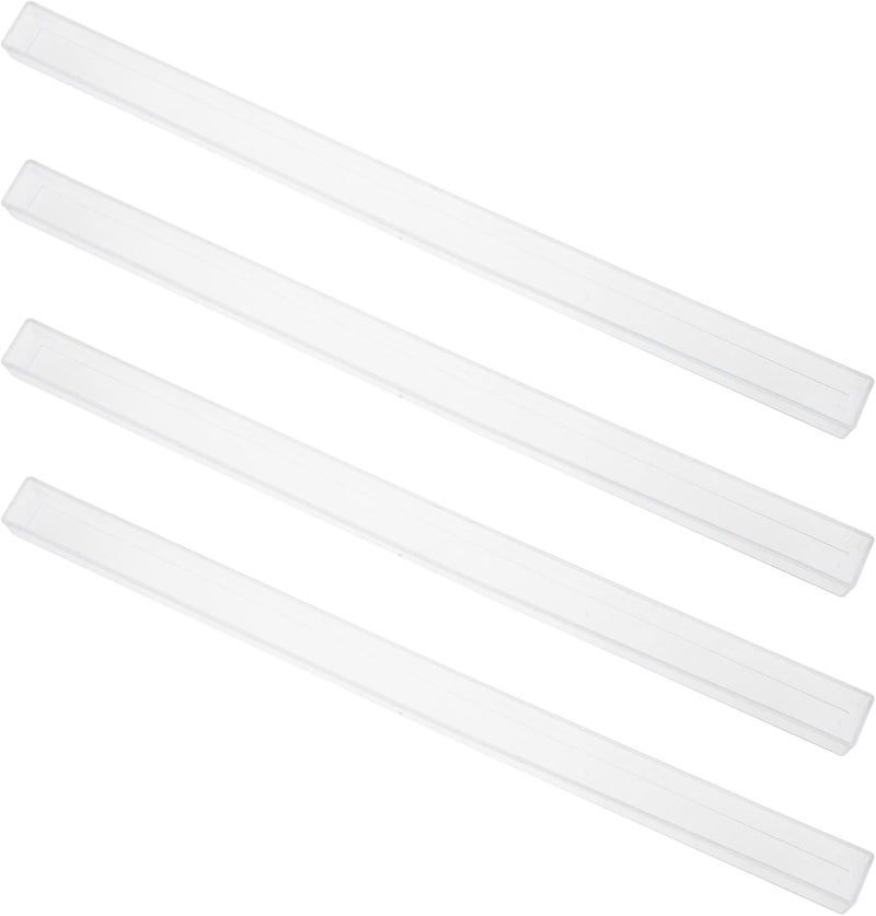 woobles Transparent Mahjong Display Rack, Set of 4 Mahjong Tile Pushers, Mahjong Racks with Pushers (9.8 Inch Long) - Image 1