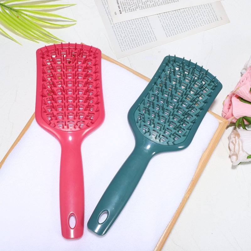 2pcs Detangling Hair Hollow Out Hair Detangler Comb Hairstyle - Image 5