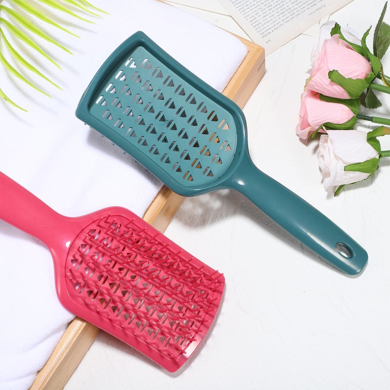 2pcs Detangling Hair Hollow Out Hair Detangler Comb Hairstyle - Image 4