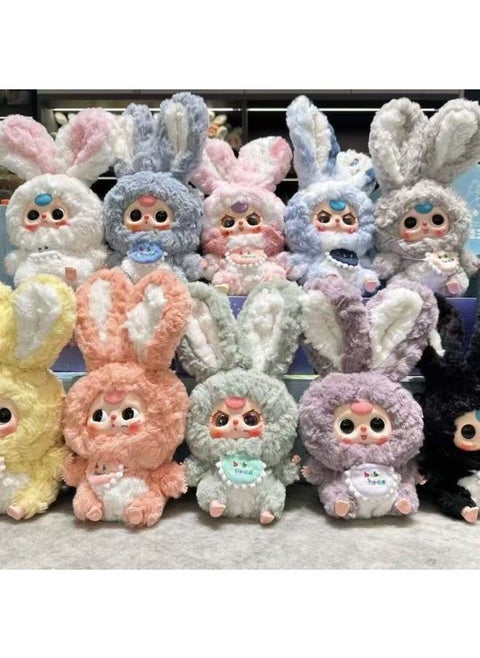 Three-year-old Baby Three Lily Rabbit Town Series Plush Blind Box Hand-held Tide Play Ornaments Gift-Color:A Random Lily Rabbit (without Skirt Accessories)-Height:Blind Box Blind Bag Included