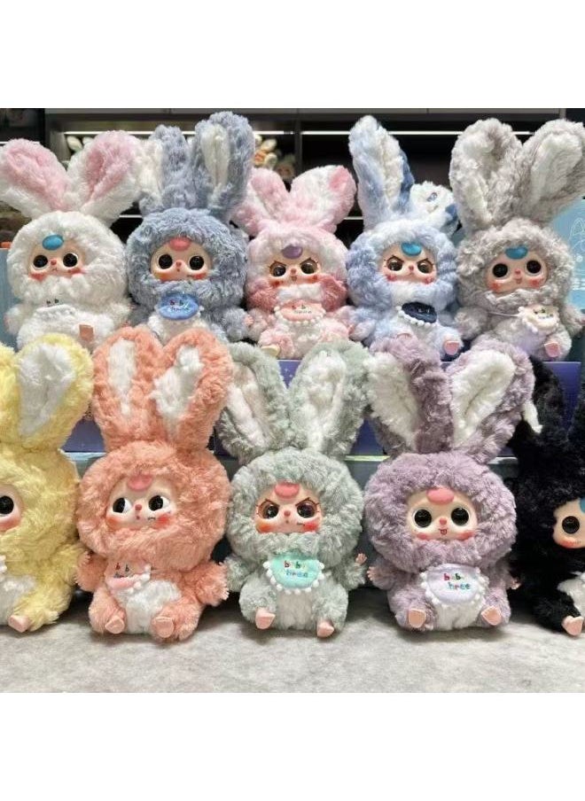 Three-year-old Baby Three Lily Rabbit Town Series Plush Blind Box Hand-held Tide Play Ornaments Gift-Color:A Random Lily Rabbit (without Skirt Accessories)-Height:Blind Box Blind Bag Included