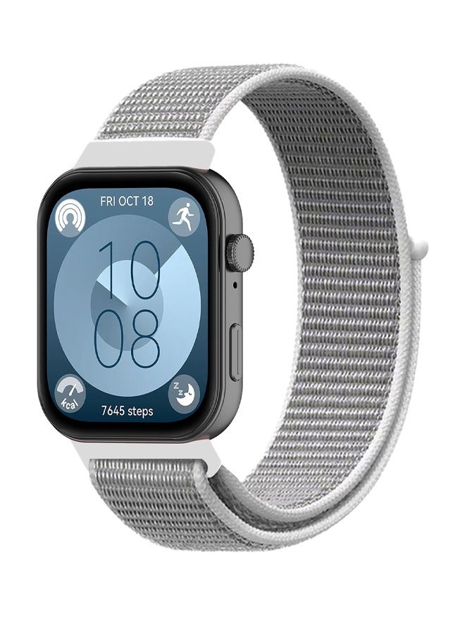 Suitable for Huawei Watch Fit 3/Fit 4/Fit 4 Pro Velcro Nylon Loop Strap  - Image 2