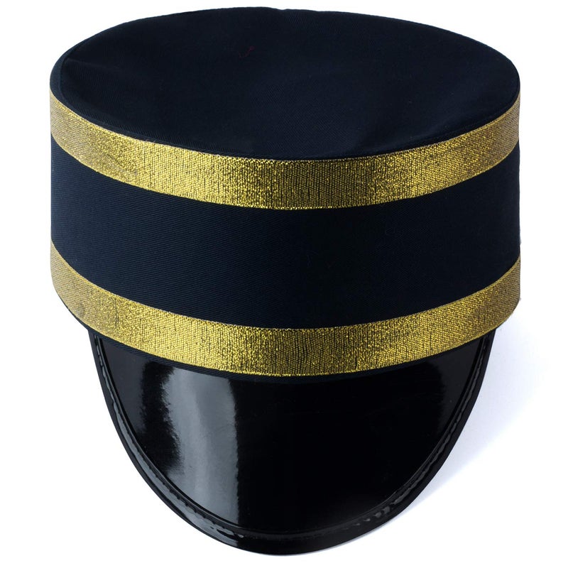 Tigerdoe Conductor Hat - Train Engineer Costume - Hat and Whistle - Costume Hats for Adults â€“ Railroad Party - 2 Pc Set - Image 4