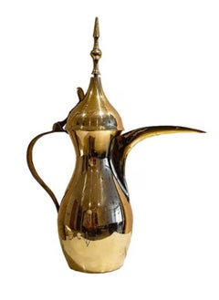 QUESERA Middle Eastern Dallah Arabic Brass Coffee Pot  - Image 2