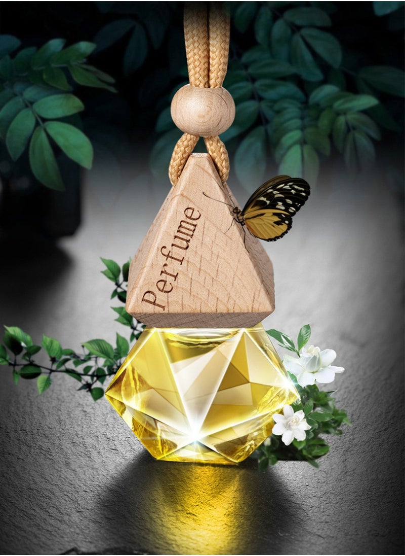 Car Perfume Pendant, High-End Long-Lasting Light Fragrance, Car Interior Accessories, Aromatherapy Ornaments, Essential Oil Pendant，Gulong+Ocean Odor Air Purifier