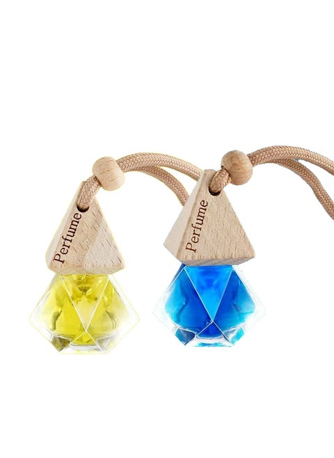 Car Perfume Pendant, High-End Long-Lasting Light Fragrance, Car Interior Accessories, Aromatherapy Ornaments, Essential Oil Pendant，Gulong+Ocean Odor Air Purifier