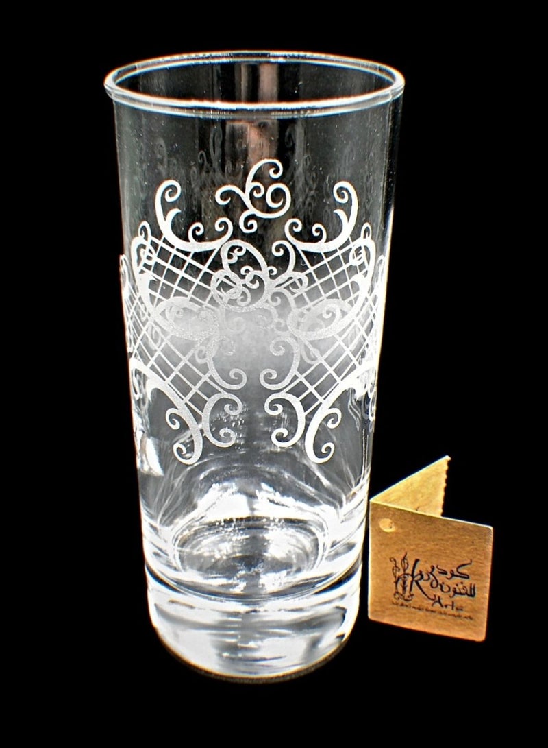 KuduArts Tumblers Glass Cups for Water Juice 6 Pieces - Image 2