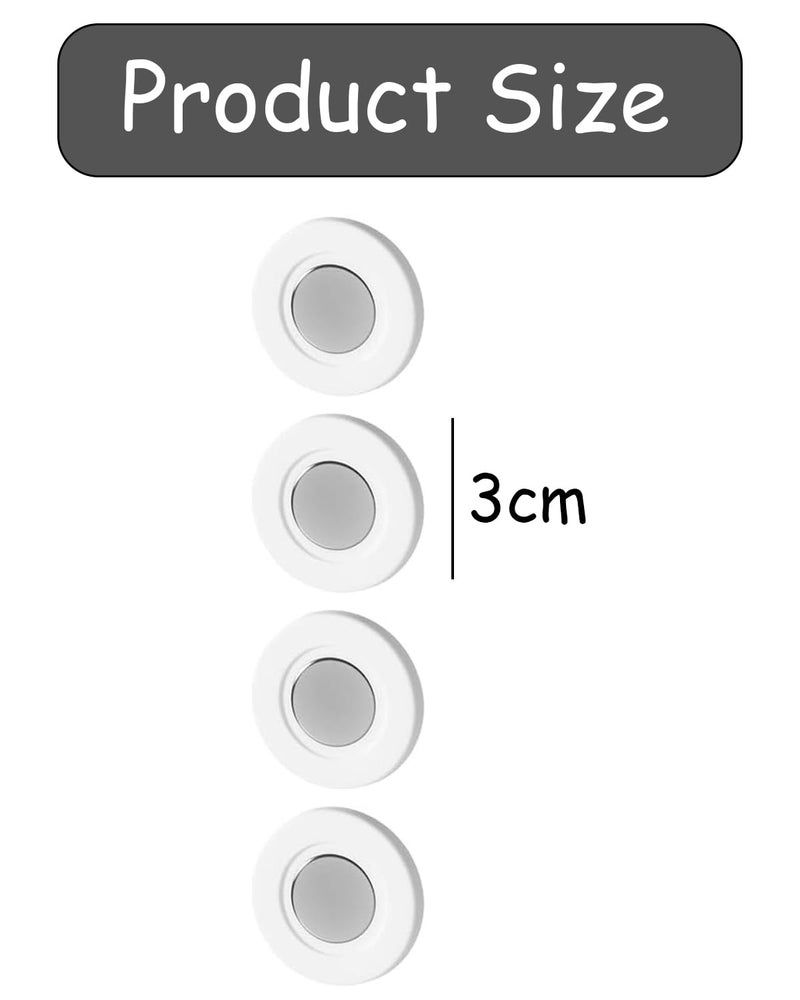 INOCEAN 16 PCS Magnetic Remote Holder, Strong Self Adhesive Remote Control Organizer, Space Saving Wall Mount for TV Fan Ac Remote Controls, Home Office Cable Management Solution - Image 2