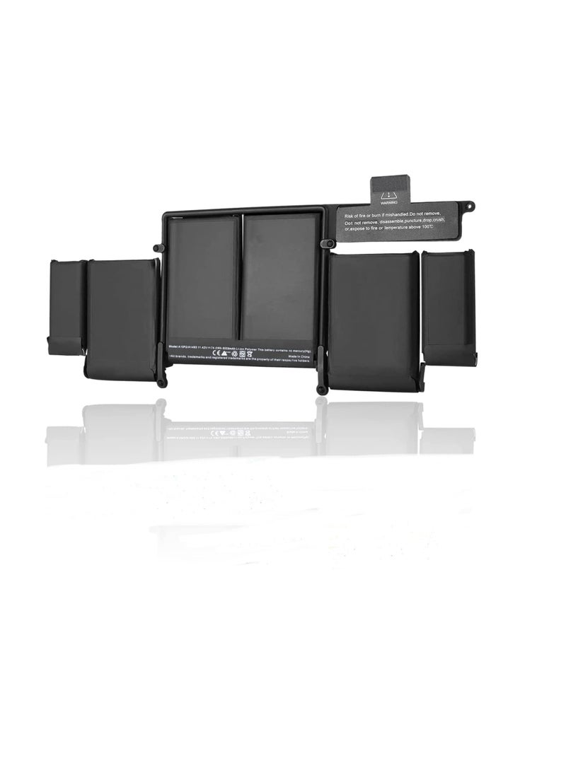 Terabyte A1582 A1502 Laptop Battery Replacement for Macbook pro Retina 13 inch Late 2013 Mid 2014 Early 2015,Fits A1493 Laptop Battery [Li-Polymer 11.42V74.9WH 6559mAh]  - Image 1