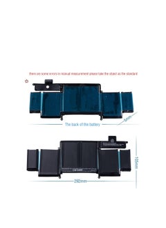 Terabyte A1582 A1502 Laptop Battery Replacement for Macbook pro Retina 13 inch Late 2013 Mid 2014 Early 2015,Fits A1493 Laptop Battery [Li-Polymer 11.42V74.9WH 6559mAh]  - Image 2