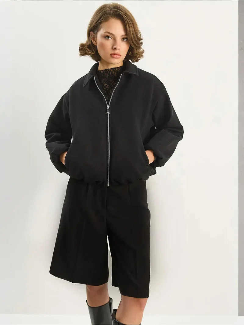 Bianco Lucci LUCCI Cropped Jacket