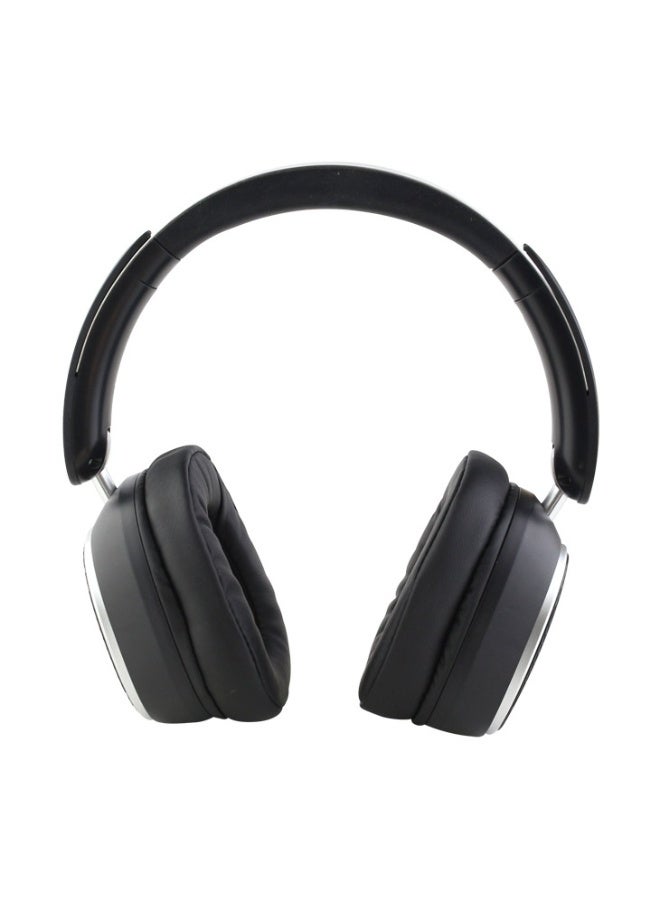 أريزون سماعة رأس لاسلكية أريزون AH-11 بتقنية إلغاء الضوضاء النشط | إلغاء الضوضاء النشط | مضخم صوت جهير عميق | سماعات بلوتوث | بطارية 400 مللي أمبير | شحن USB | أسود - Image 2