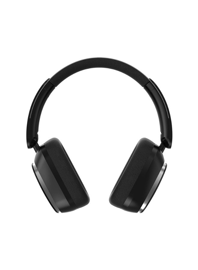 أريزون سماعة رأس لاسلكية أريزون AH-11 بتقنية إلغاء الضوضاء النشط | إلغاء الضوضاء النشط | مضخم صوت جهير عميق | سماعات بلوتوث | بطارية 400 مللي أمبير | شحن USB | أسود - Image 3