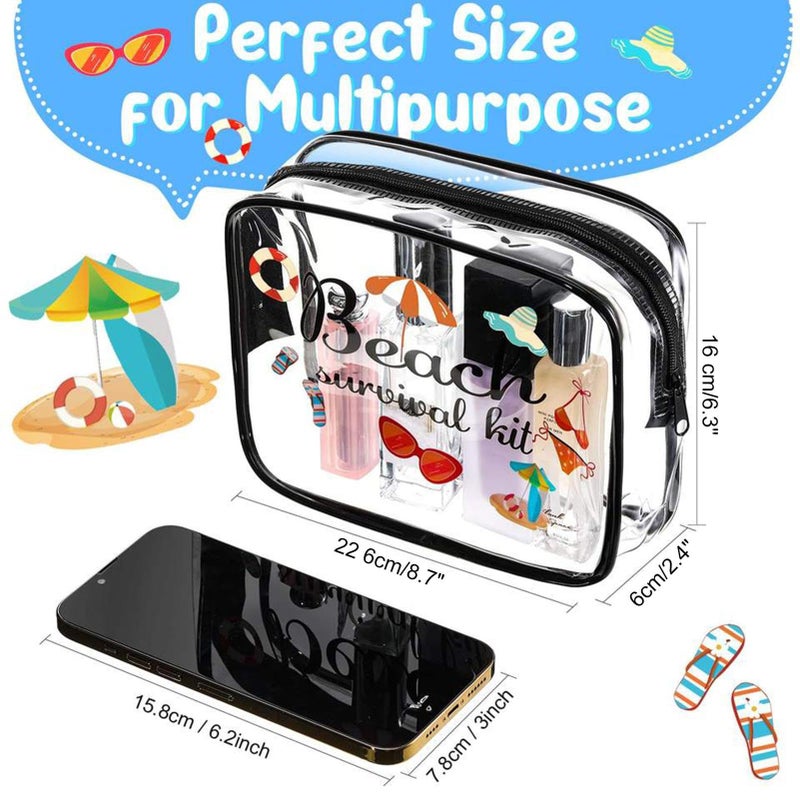 Large Waterproof Toiletry Bag For Women Cosmetic Travel Pouch For Bathroom Beach Gym - Image 5