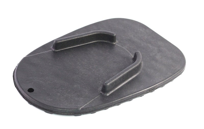 JSP Manufacturing Motorcycle Kickstand Plate | Kick Stand Plate Pad Base For Motorcycle motor Dirt Bike Perfect for parking on hot asphalt and soft surfaces Multicolor Multipack (Black) - Image 1