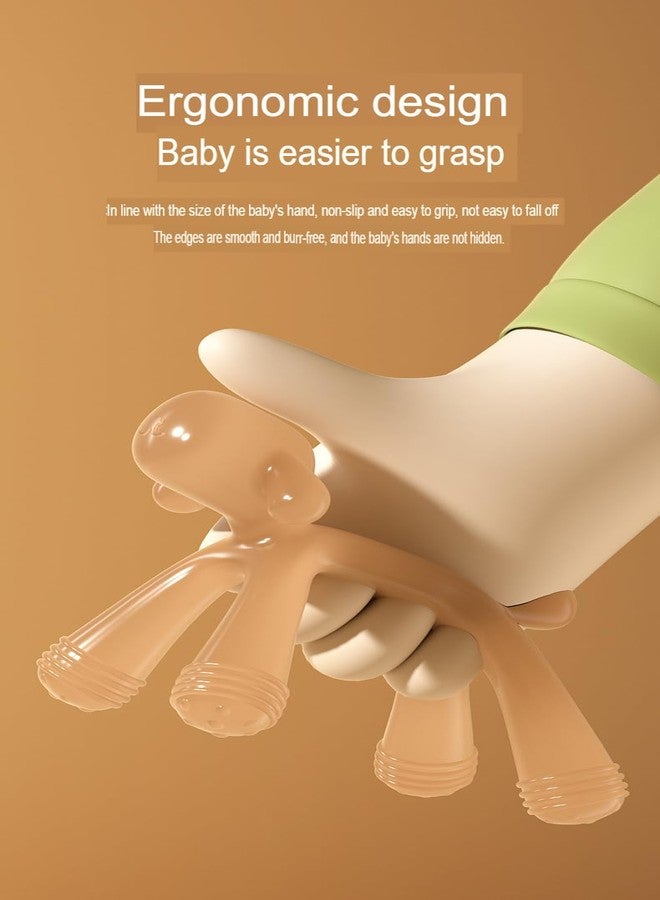 Moppets Infant Silicone Animal Teethers with Easy Grip, Boilable, 100% Nano Silicone - DUST Resistant (Puppy) - Image 3