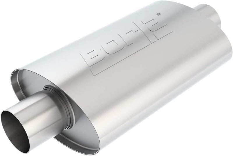 Borla 40941 Oval XR-1 Stainless Sportsman Racing Muffler