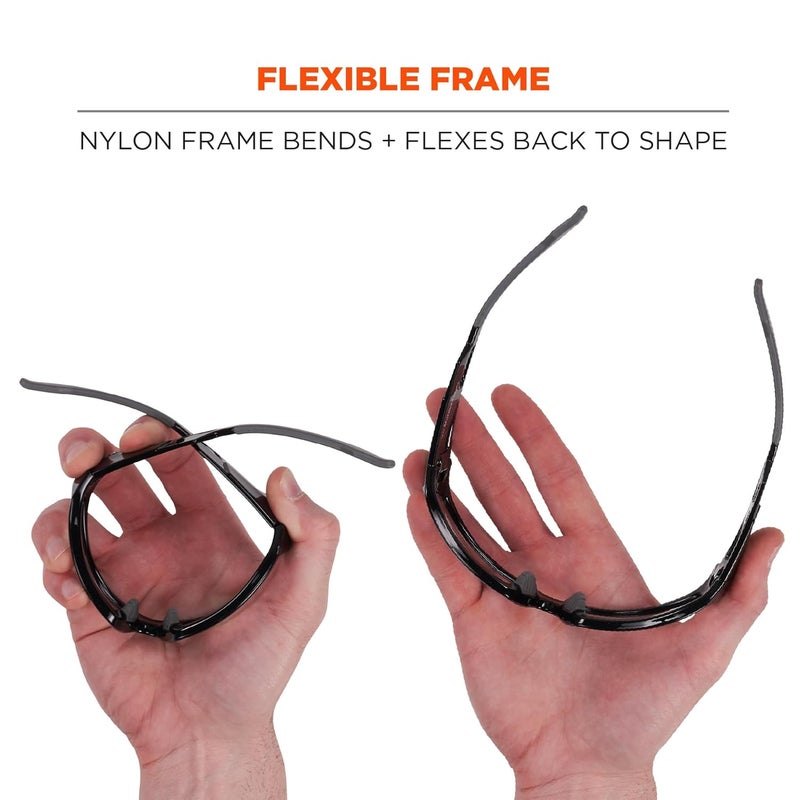 Ergodyne Skullerz Odin Safety SunglassesGraySmoke Lens - Image 5