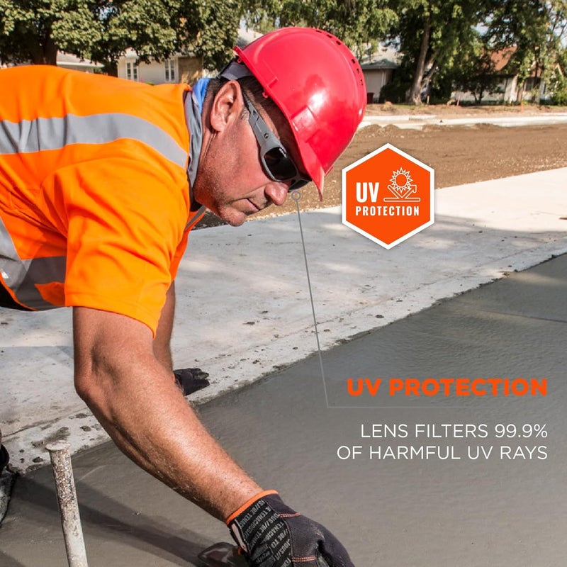 Ergodyne Skullerz Odin Safety SunglassesGraySmoke Lens - Image 3