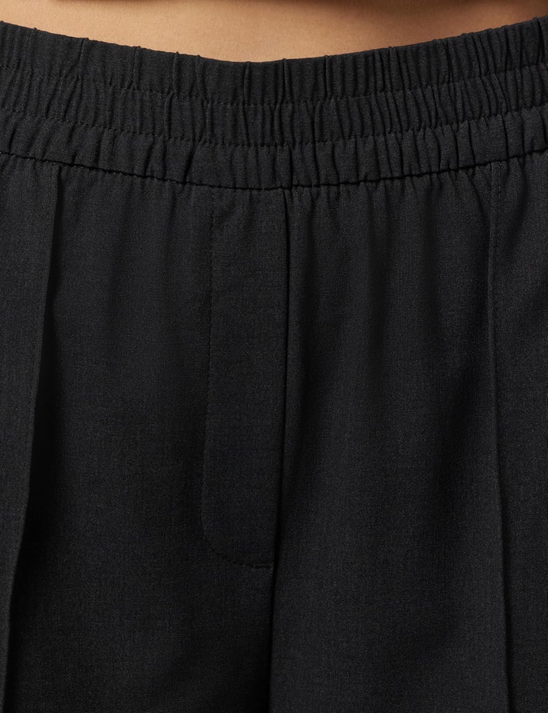 Marks & Spencer Wide Leg Trousers T598765CHARCOAL (S) - Image 4