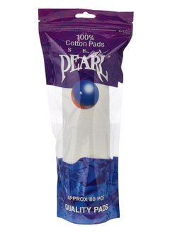 Sea Pearl 100% Cotton Make Up Cosmetics Pads (Pack Of 3 X 80)  - Image 2