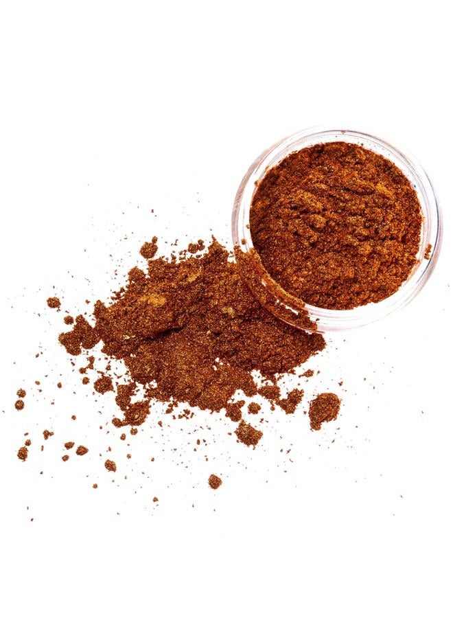 Slice of the Moon Bronze Natural Mineral Mica Powder, 0.42oz (12g) | for Personal or Professional Use - Cosmetics, Epoxy Resin Projects, Nail Polish, Soaps, Bath Bombs, and Art Projects - Image 3
