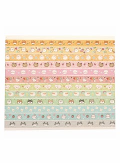 Y&D Cute Pets Washi Tape Set 18 Rolls Gold Embellishment Decorative Masking Tapes for Arts, DIY Crafts, Bullet Journals, Planners, Scrapbook, Wrapping (Puppies)  - Image 3