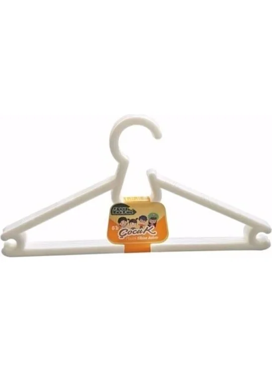 DECOBELLA Children's Clothes Hangers 6 Pieces