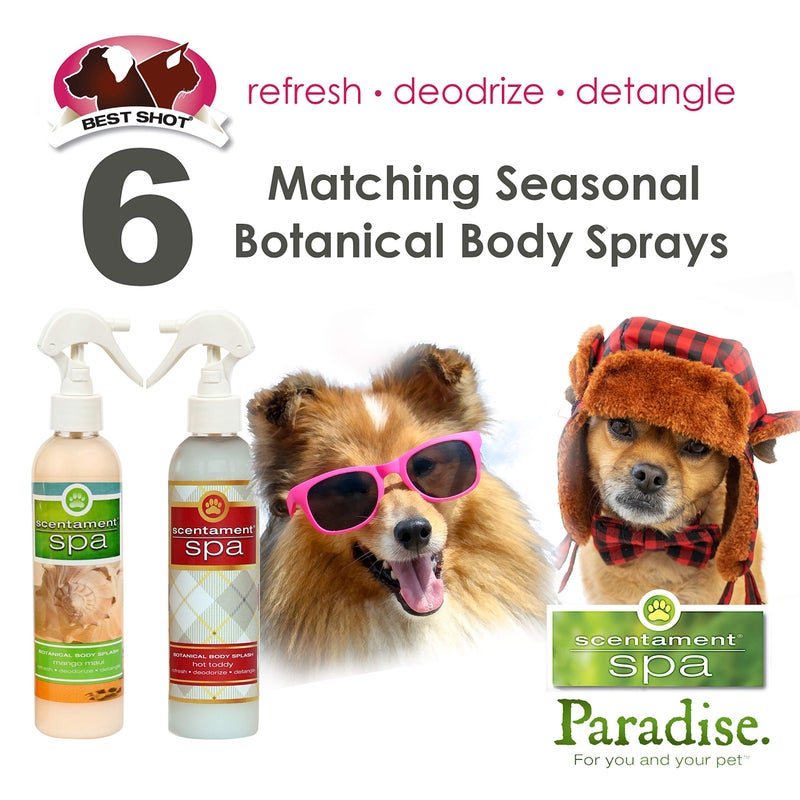 Best Shot Scentament Spa Botanical Body Splash, Detangler Spray, Body Spray for Pets, Cat and Dog Cologne Spray, Tropical Breeze, 8 Oz. - Image 2