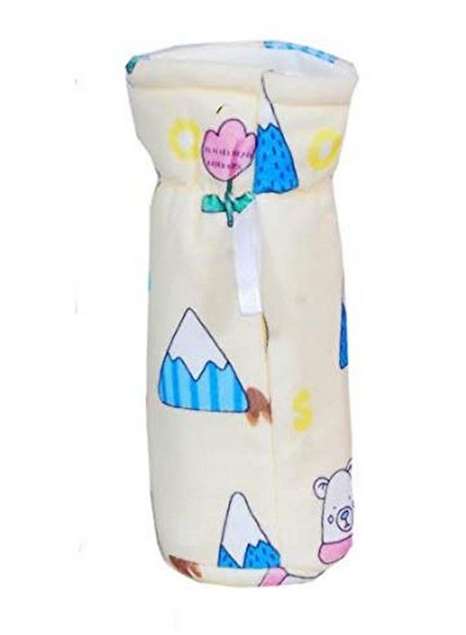 Alya Stretchable Soft Velvet Plush Attractive Overall Alphabet Prints Baby Feeding Bottle Cover With Holding Strap Suitable For 150Ml 220Ml 240Ml 250Ml Feeding Bottles(Pack Of 1) - Image 3