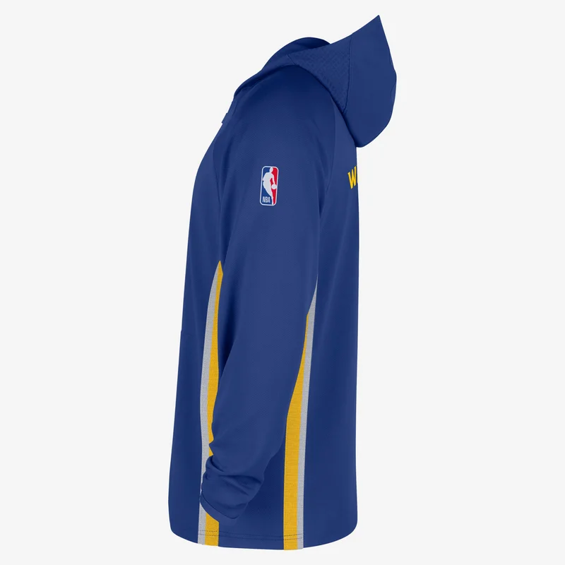 Nike Blue Men's NBA Golden State Warriors Zoned 1/4-Zip Hoodie for Men | Best Price UAE