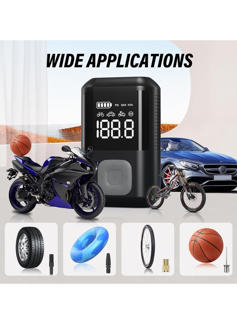 Lydsto Car Inflatable 1S Black YY-CQB01 Compact and Portable Electric Air Compressor -Black - Image 4