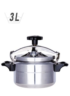 Pressure Cooker Aluminum 3 Liter Silver