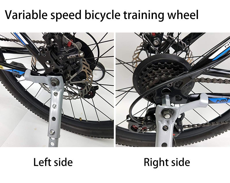 DOUBLE 2 C Training Wheels, Heavy Duty Bicycle Training Wheels for Kids Bike Stabilizer Mounted Kit Compatible for 16 18 20 22 inch Bike (1 Pair) - Image 3