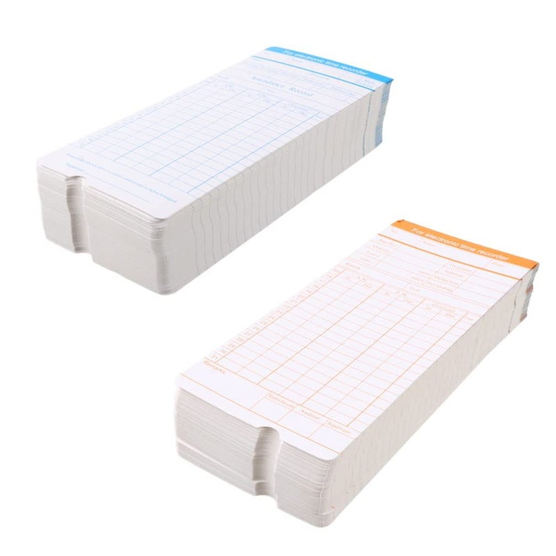 200 Sheets Time Recorder Cards Monthly For Staff Attendance Tracking - Image 2