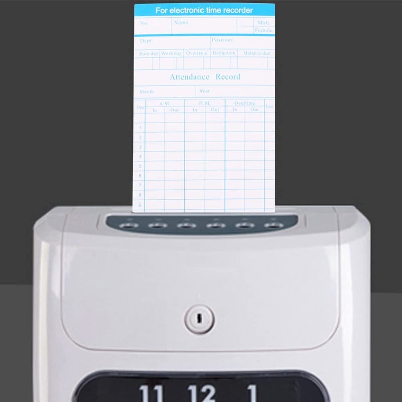 200 Sheets Time Recorder Cards Monthly For Staff Attendance Tracking - Image 4