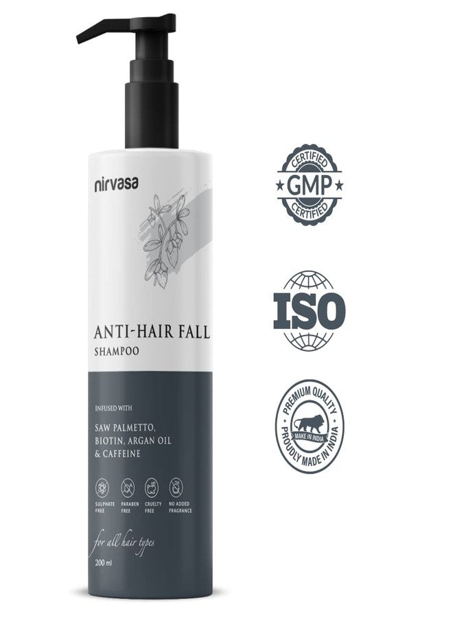 Nirvasa Anti-Hair Fall Shampoo (2x200ml) | Sulfate-Free with Saw Palmetto & Biotin | Blocks DHT, Reduces Hair Fall & Breakage | Strengthens, Promotes Healthy & Strong Hair for Men & Women – Pack of 2 - Image 4