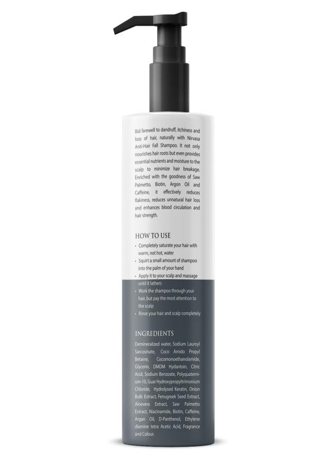 Nirvasa Anti-Hair Fall Shampoo (2x200ml) | Sulfate-Free with Saw Palmetto & Biotin | Blocks DHT, Reduces Hair Fall & Breakage | Strengthens, Promotes Healthy & Strong Hair for Men & Women – Pack of 2 - Image 3