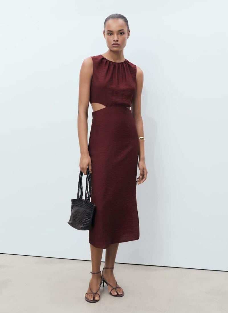 MANGO Cutout Sleeveless Dress  - Image 1