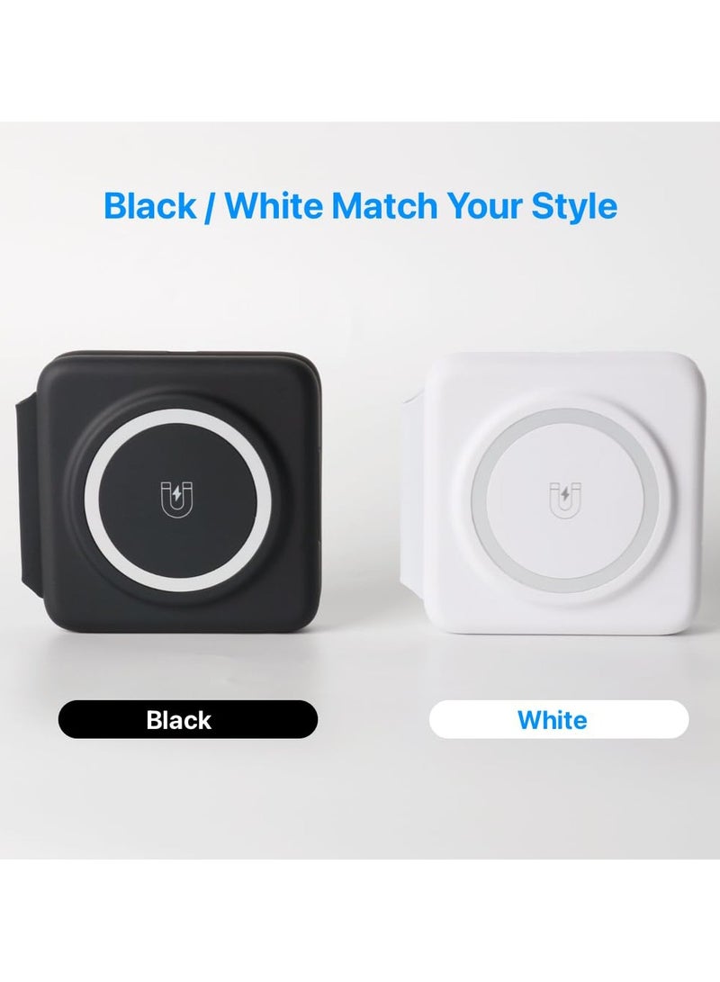 3 in 1 Foldable Wireless Charger, Magsafe Charger Charging Station for Multple Devices,Travel Charger for iPhone16 /15/14/13/12 Series, iWatch, AirPods Pro